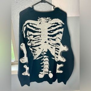 Aelfric Eden goth grunge fairycore skeleton sweater (only worn a few times)
